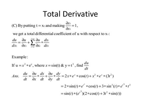 total differentiation formula|total differential coefficient.